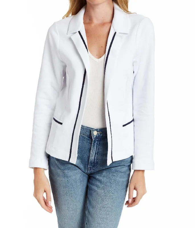 Kristen Terry Jacket In White