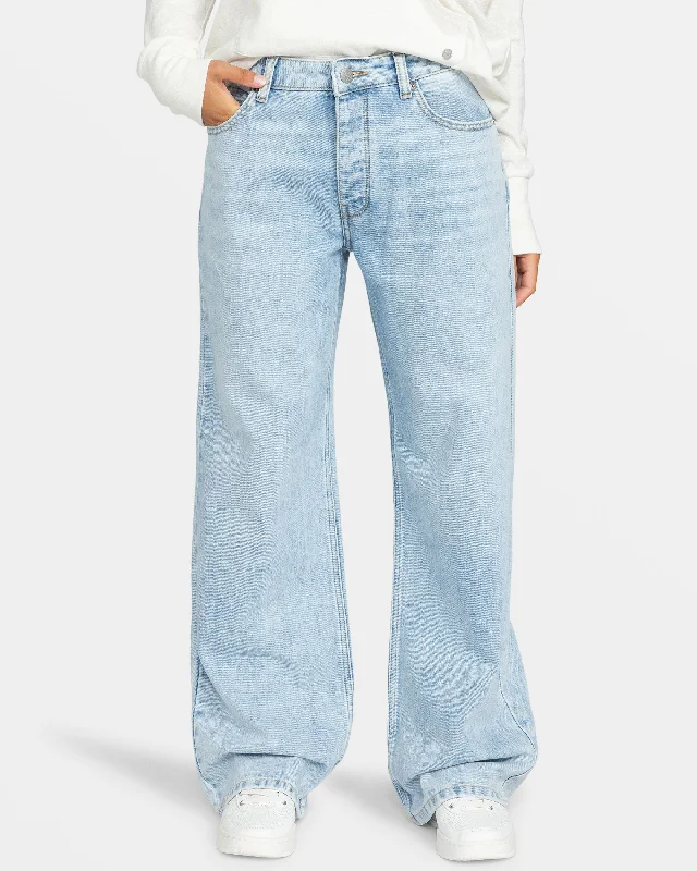 Milla Baggy Denim Pant - Glacier