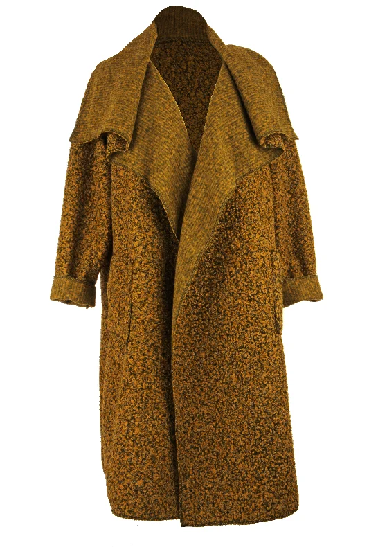 Fleck Boucle Waterfall Coat