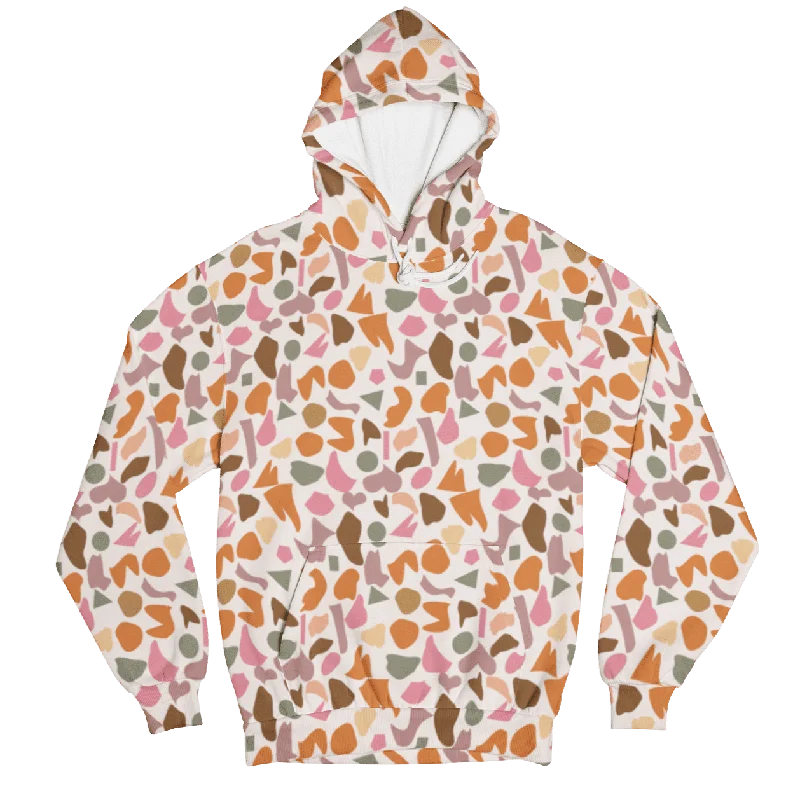 Alain Abstract Pattern Unisex Hoodie