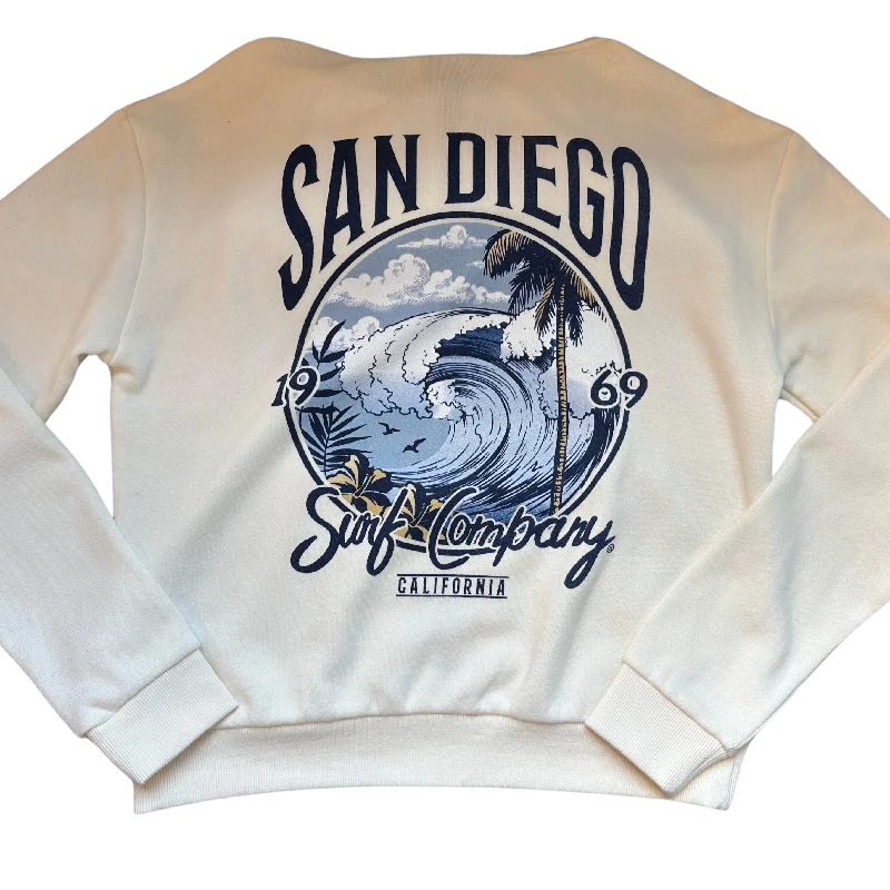 Force Of Nature San Diego Surf Co. Zip Hoodie