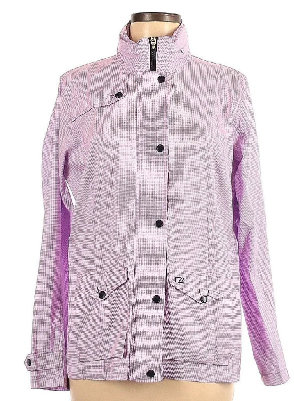 Cutter & Buck Mini Gingham Light purple Jacket Size M