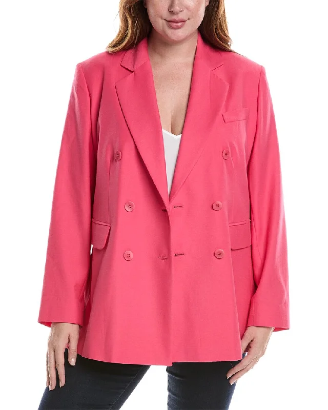 Marina Rinaldi Plus Double-Breasted Blazer