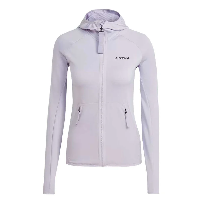 adidas - Women's Terrex Tech Fleece Light Hooded Hiking Jacket (HT2048)