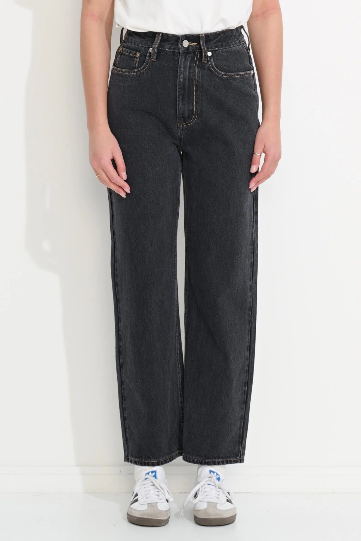 MISFIT WOMENS MAKERS STRAIGHT JEAN - PEPPER