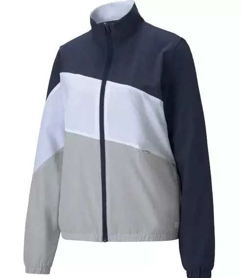 New Puma Navy & White Track Jacket Size S