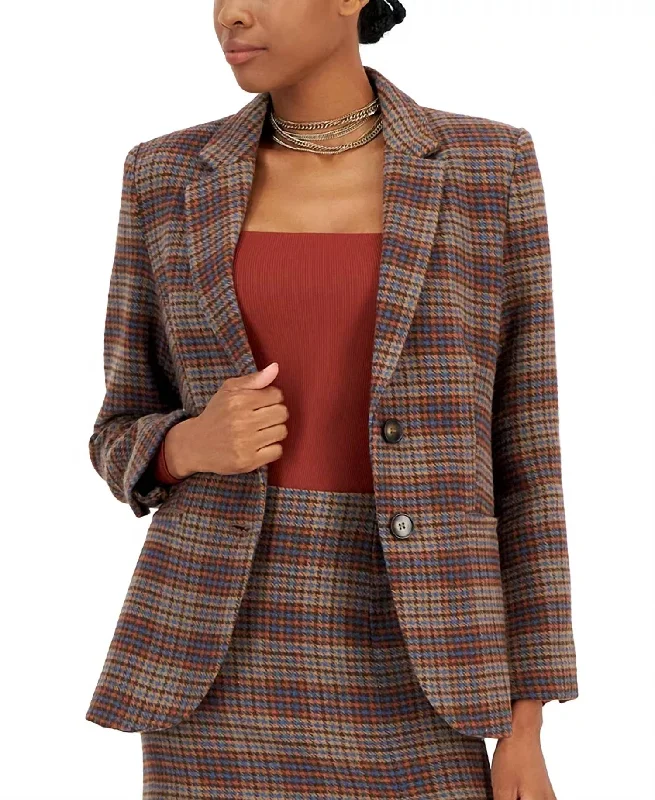 Lark Blazer In Brown