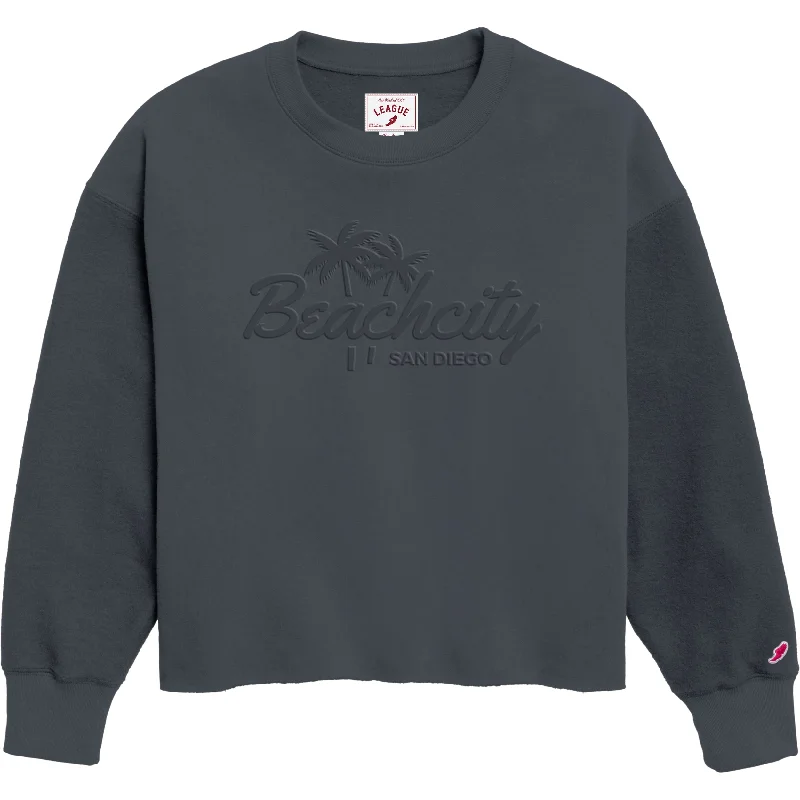 Emblem Puff Beachcity San Diego Reverse Fleece Crew