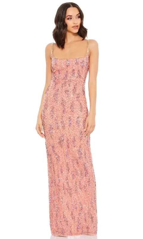 Mac Duggal 10696 - Beaded Thin Strap Dress