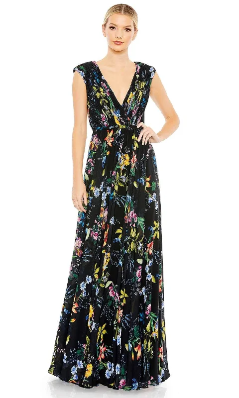 Ieena Duggal 55829 - Beaded Crumb Catcher Dress