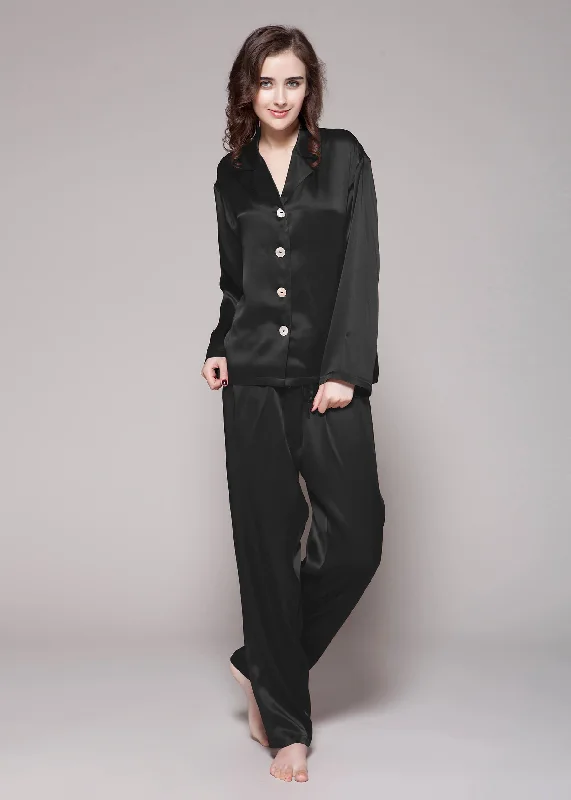 22 Momme Long Classic Silk Pajama Set