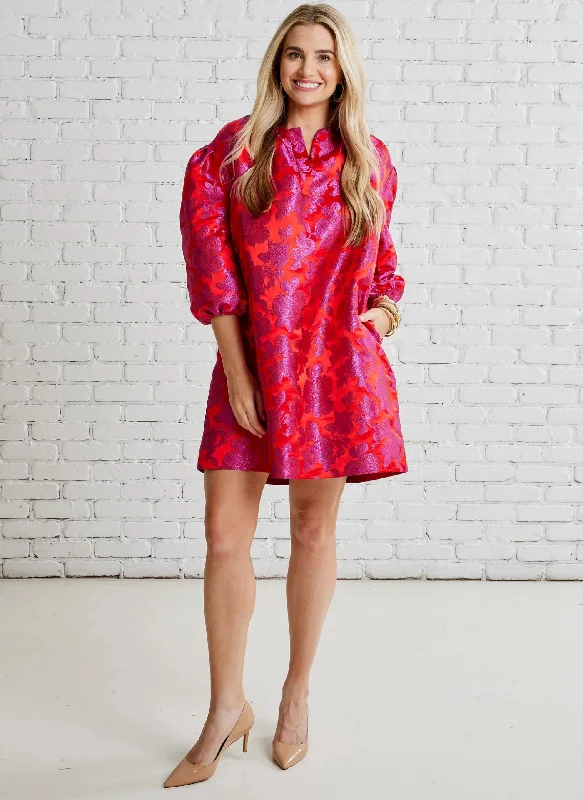 Asher Jacquard Dress