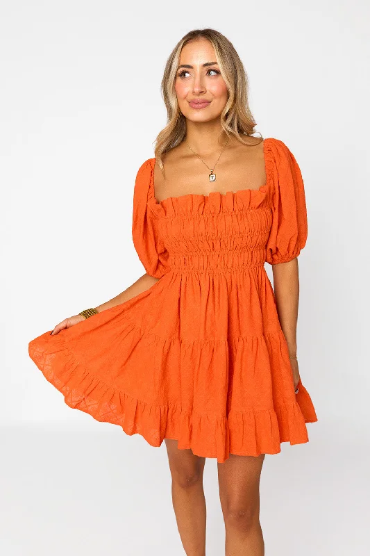 BuddyLove Spencer Puff Sleeve Mini Dress