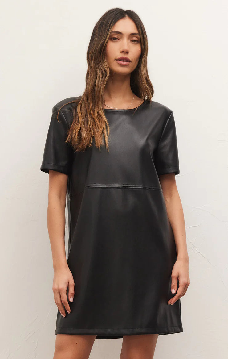 Z SUPPLY London Faux Leather Dress