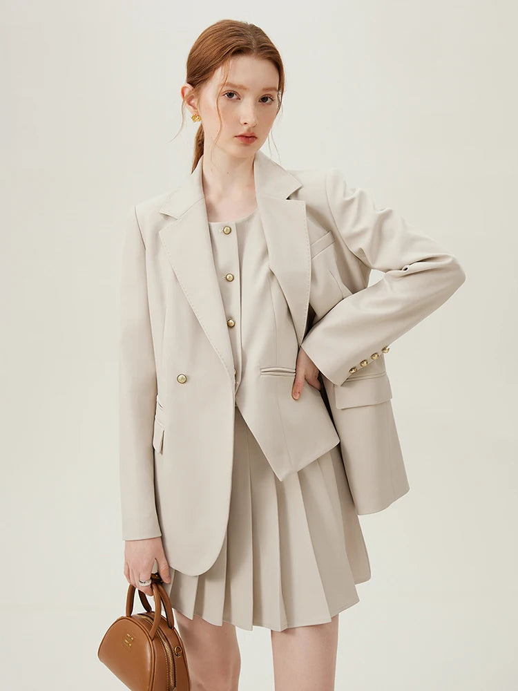Blazer Temperament Suit Formal Female Blazer Vest Skirt Coats Trendy new unclassified skirts
