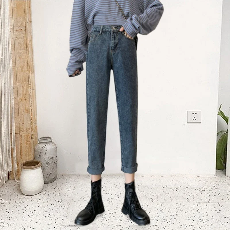 NiDELL: Women’s Elegant Wide Leg Jeans For Winter Club unclassified skirts