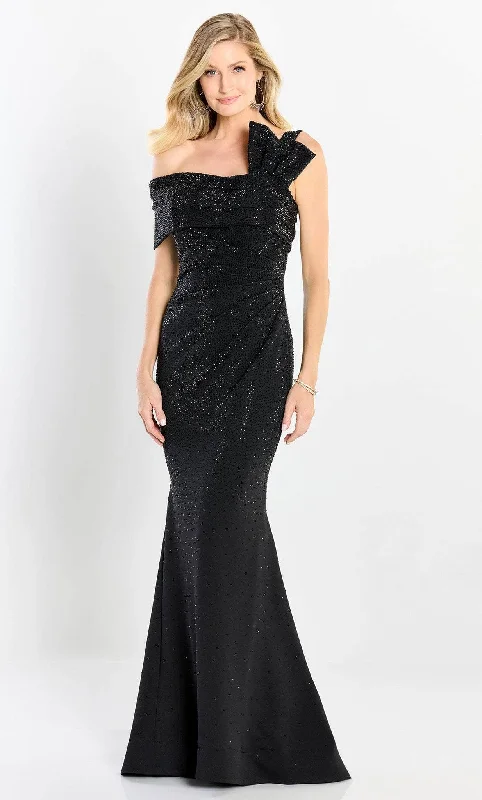 Montage by Mon Cheri M2214 - One Strap Beaded Trumpet Gown