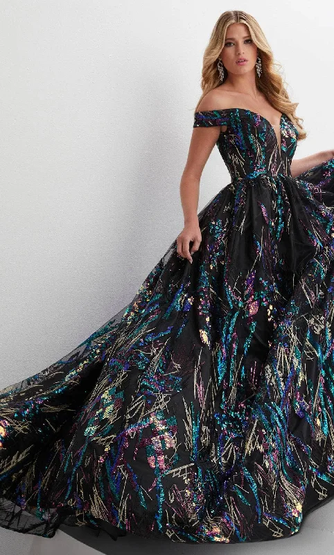 Panoply 14128 - Sequin Ornate Evening Ballgown