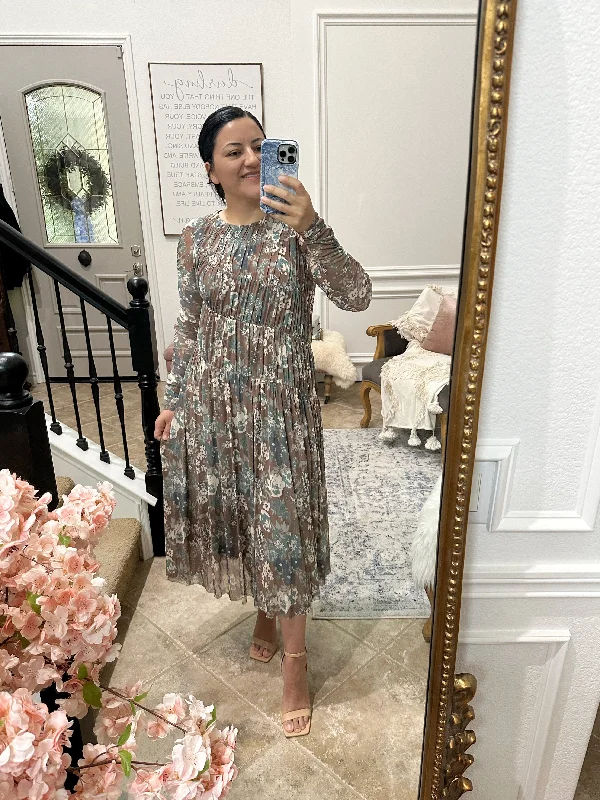 Sadie Brown Floral Dress