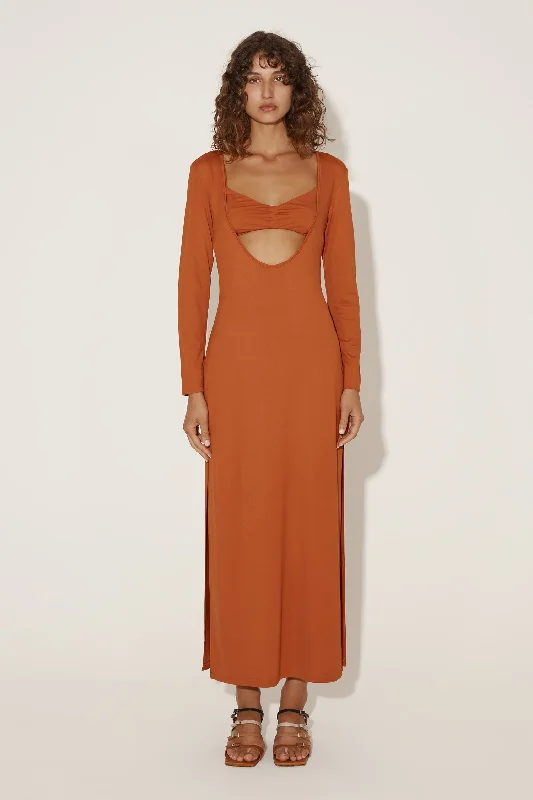 Adrienne Dress Cinnamon