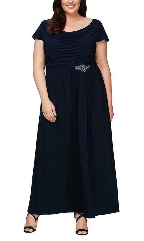 Alex Evenings - 84351491 Cowl Neck Formal Dress