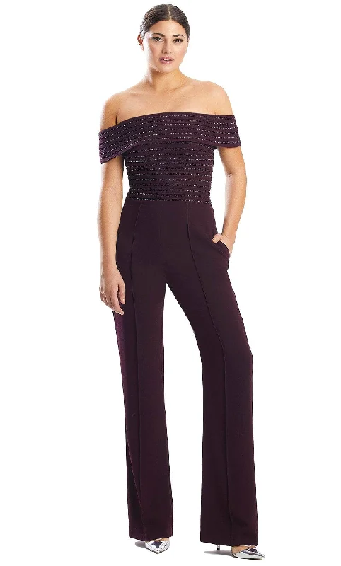 Alexander by Daymor 1751S23 - Off-Shoulder Jumpsuit