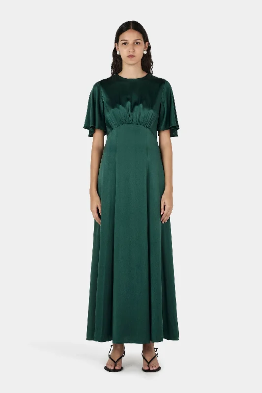 Amber Dress Pine Green