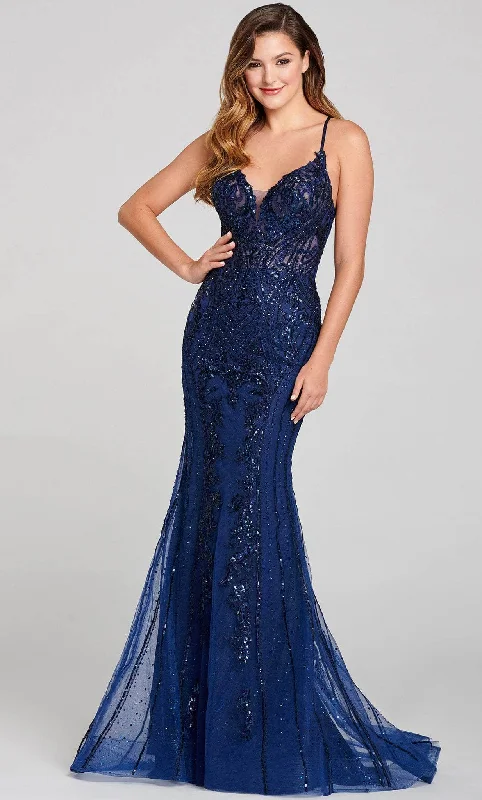 Ellie Wilde EW121054 - Strappy Mermaid Gown