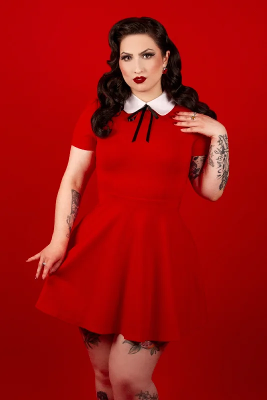 Hayley Dress (Red) (2XL ONLY)