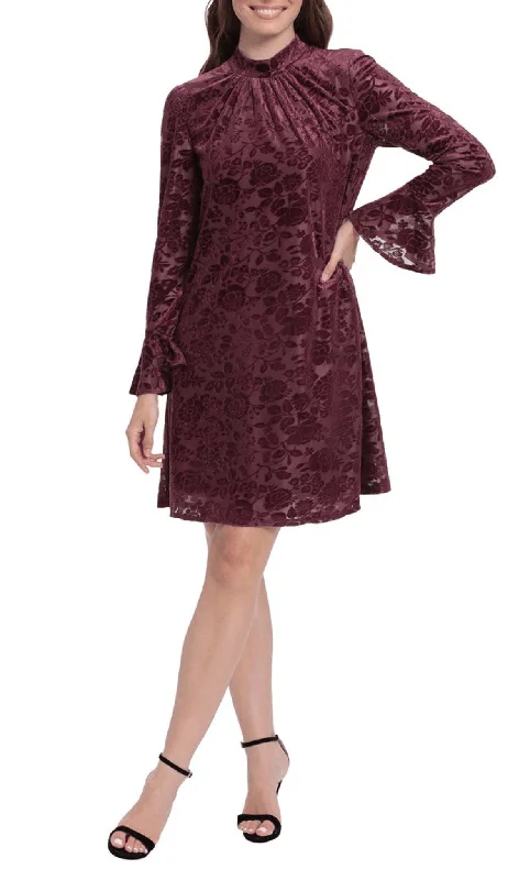 London Times T6425M - Velvet Dress