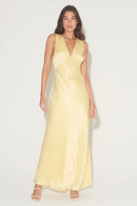 Marcelle Dress Lemon