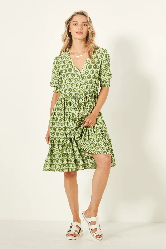 Mila Dress Green