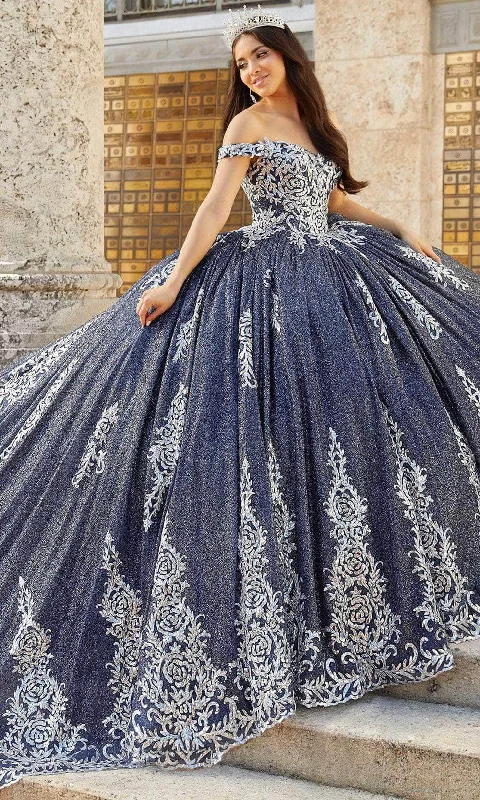 Quinceanera Collection 26030 - Embroidered Hem Ballgown