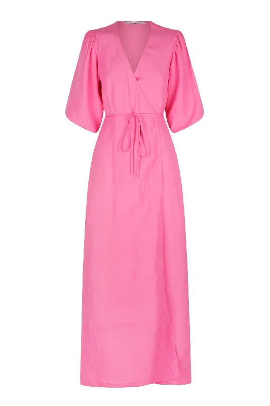 Saffron Dress Taffy Pink