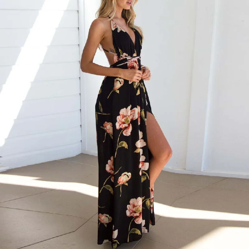 Boho Maxi Long Beach Party Dress