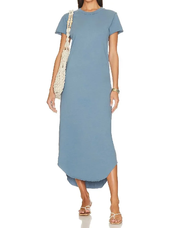 Harper Perfect Tee Maxi Dress In Jean