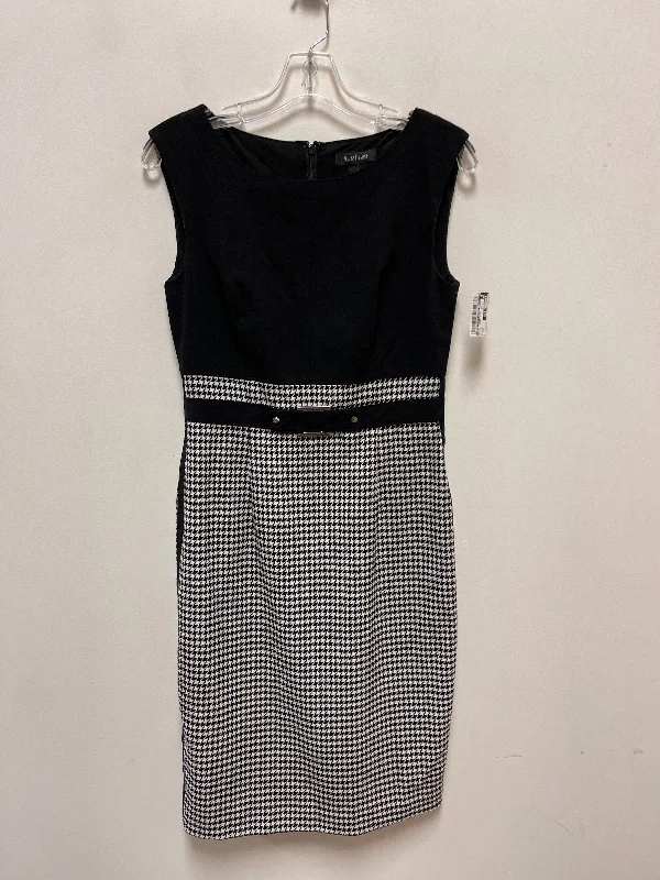 Dress Casual Midi By White House Black Market In Black, Size: S