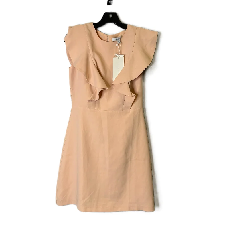 Dress Party Midi By Lucy Paris In Peach, Size: Xs