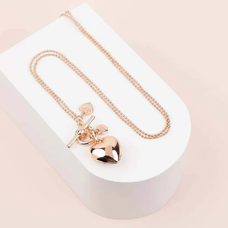 Limited Edition | LONG | Rose Gold Heart Necklace